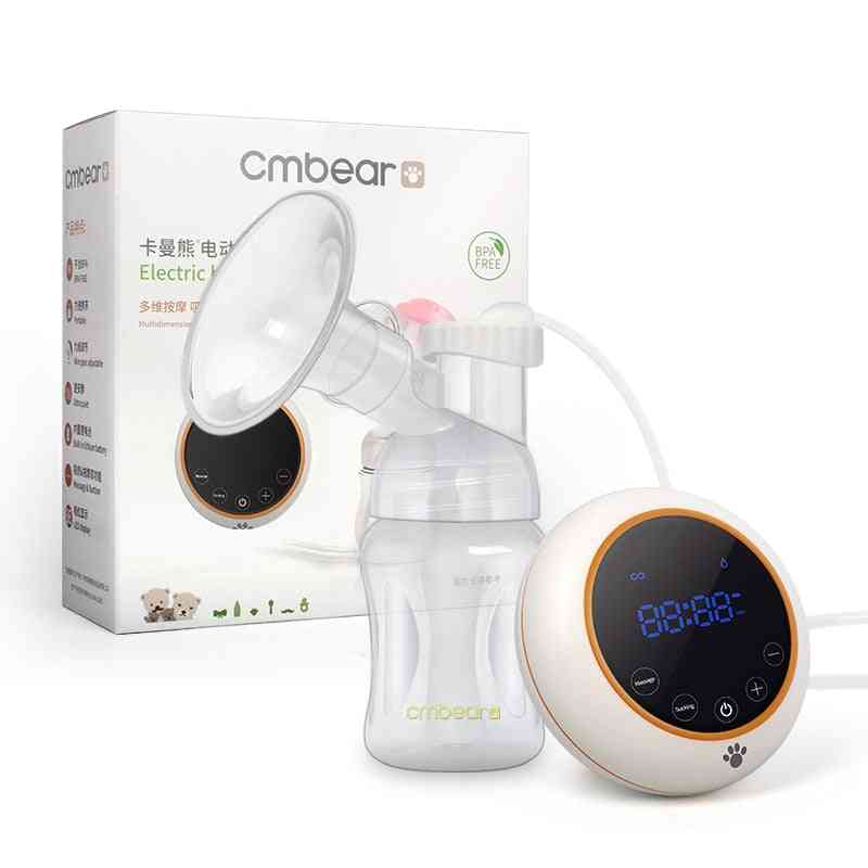 Double/single Electric Breast Pump, Powerful Suction Baby Milk Bottle