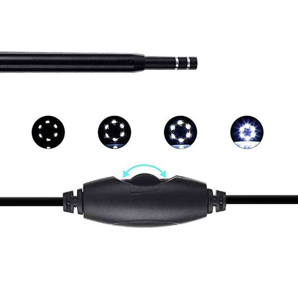 Digital Led- Otoscope Ear Camera, Scope Removal, Ear Wax Cleaning Tool (black)