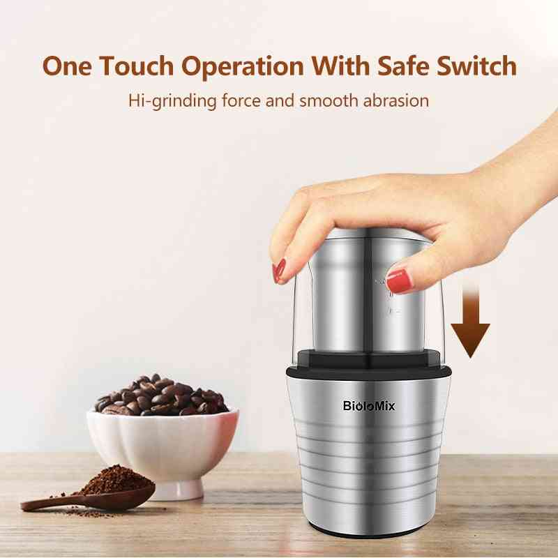 2-in-1, 300w Electric Spices And Coffee Bean Grinder