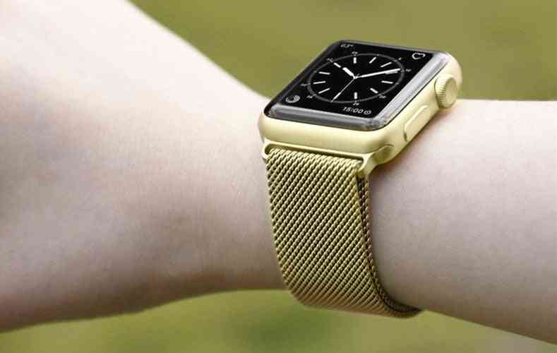 Bracelet à boucle milanaise pour bracelet de montre apple