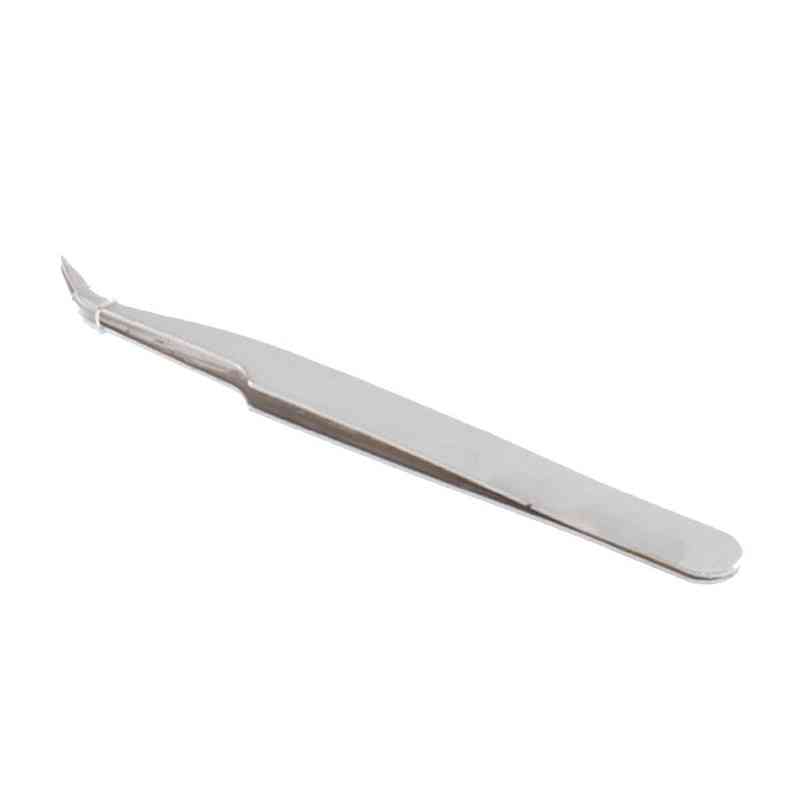 Anti-static Maintenance Tool Curved Pointed Stainless Steel Tweezer