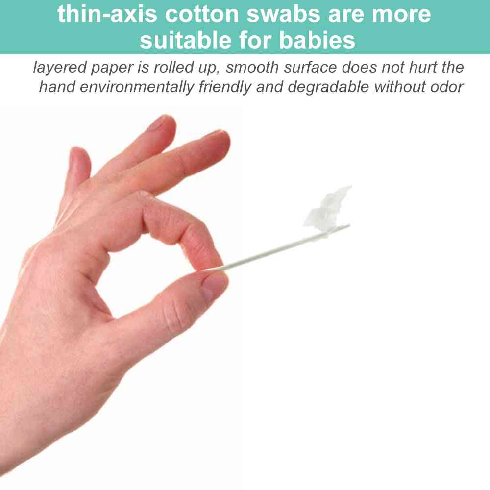 Baby Swab, Dedicated Sticks, Sterile Cotton Double Head Buds