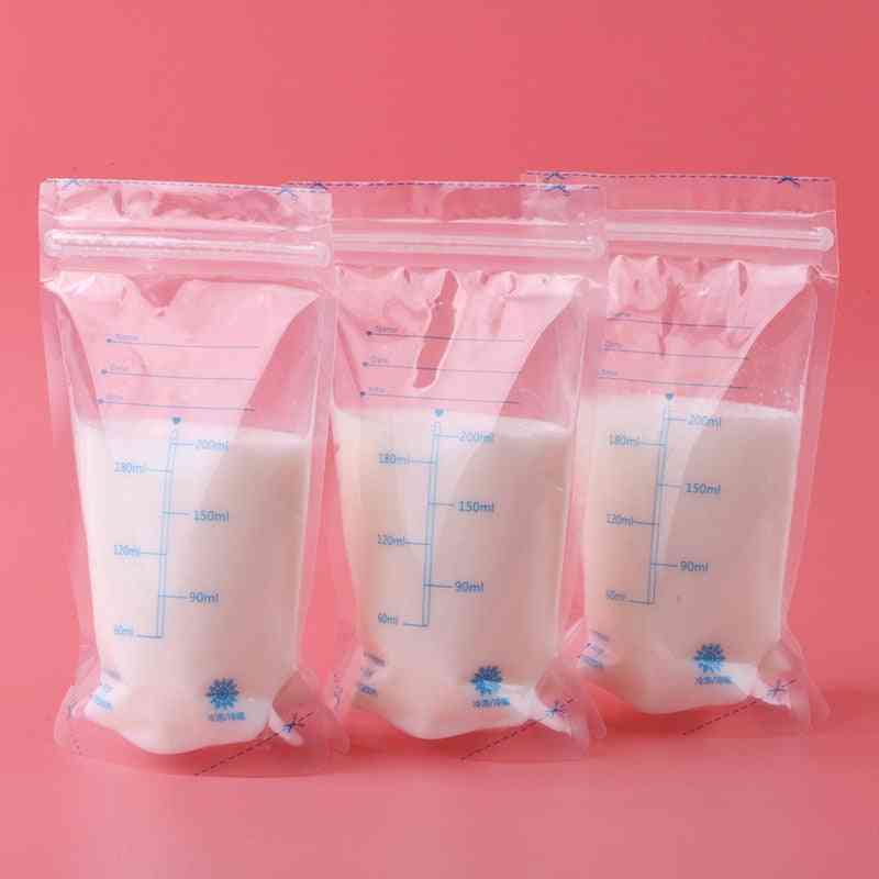 200ml Freezer Bags Milk Baby Food