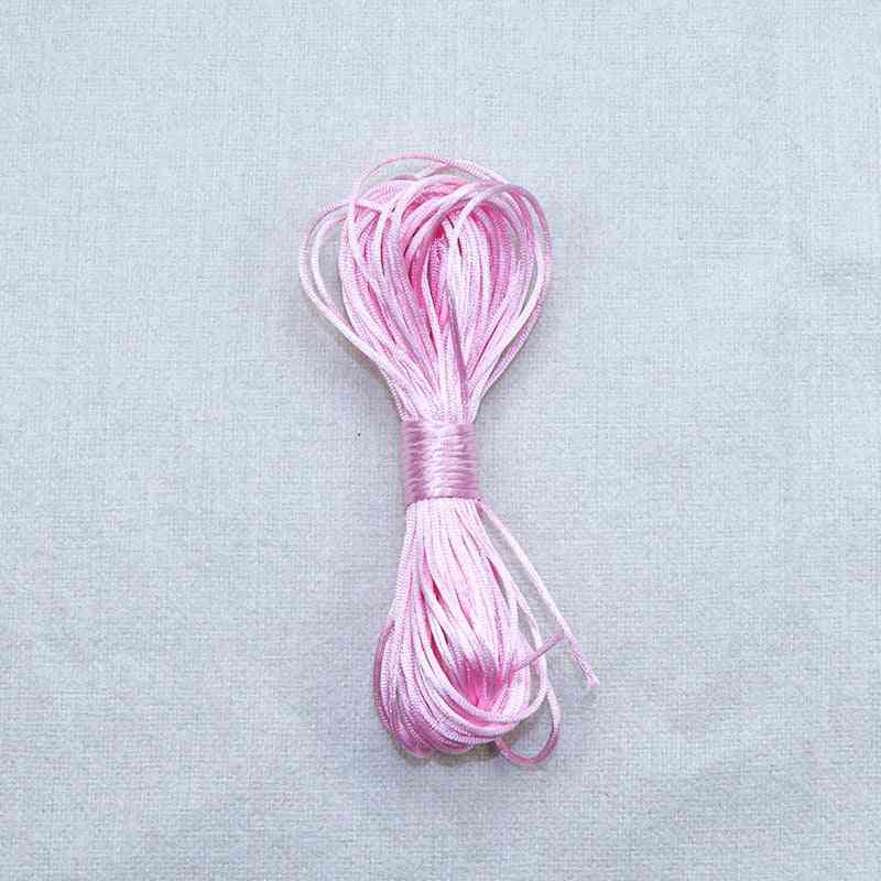 Baby Teether Rattail Polyester Cord Diy For Jewelry Charms Pendants