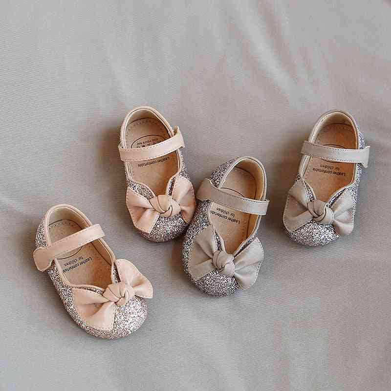 Baby princess flats modni čevlji z metuljastimi vozli