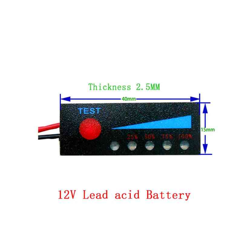 Li-ion litiumbatterikapacitetsindikatormodul för LED-spänningsvisning