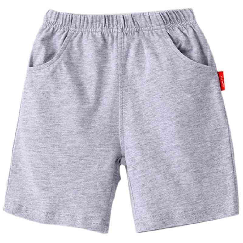 Cotton Beach Short Sports Pants, Elastic Waist Pant