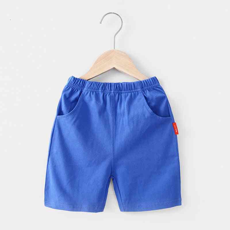 Cotton Beach Short Sports Pants, Elastic Waist Pant