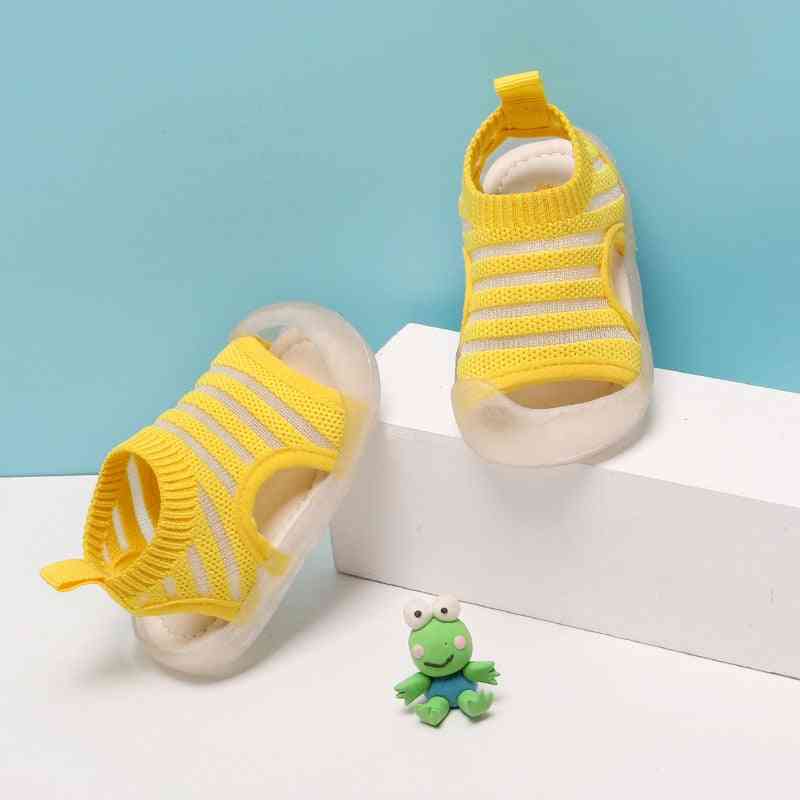 Baby/girls Knitting Sandals, Mesh Breathable Little Kids Summer Shoes