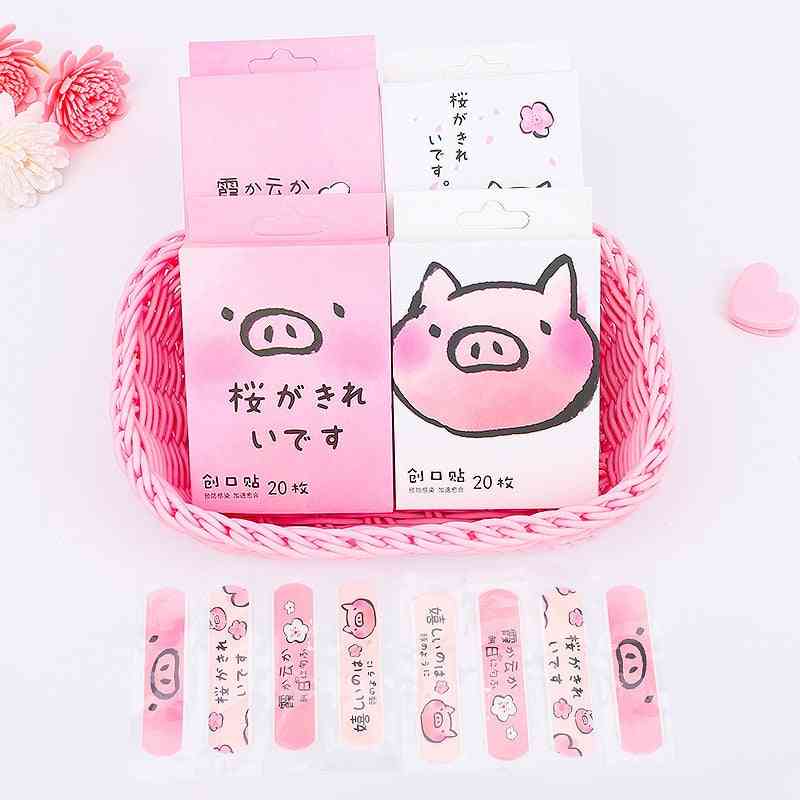 Breathable Cute Cartoon Woundplast Outdoor Portable Adhesive Bandages