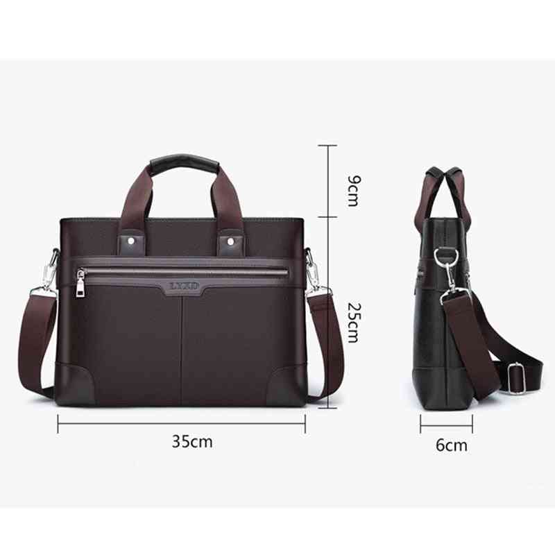 Pu Leather Shoulder Bag Briefcases