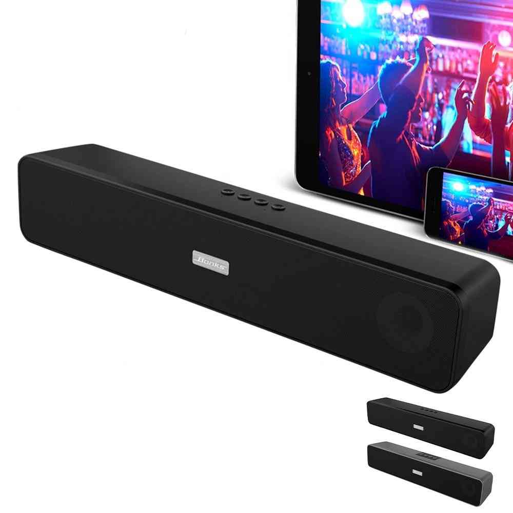 Bluetooth-kompatibel trådbunden och trådlös tv-ljudhögtalare med surround stereo