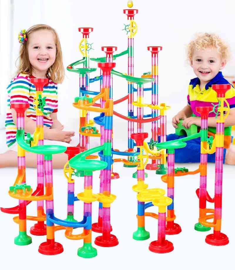 Educational Toy, Gravitrax Run Track Building Blocks Kids Maze Ball Roll