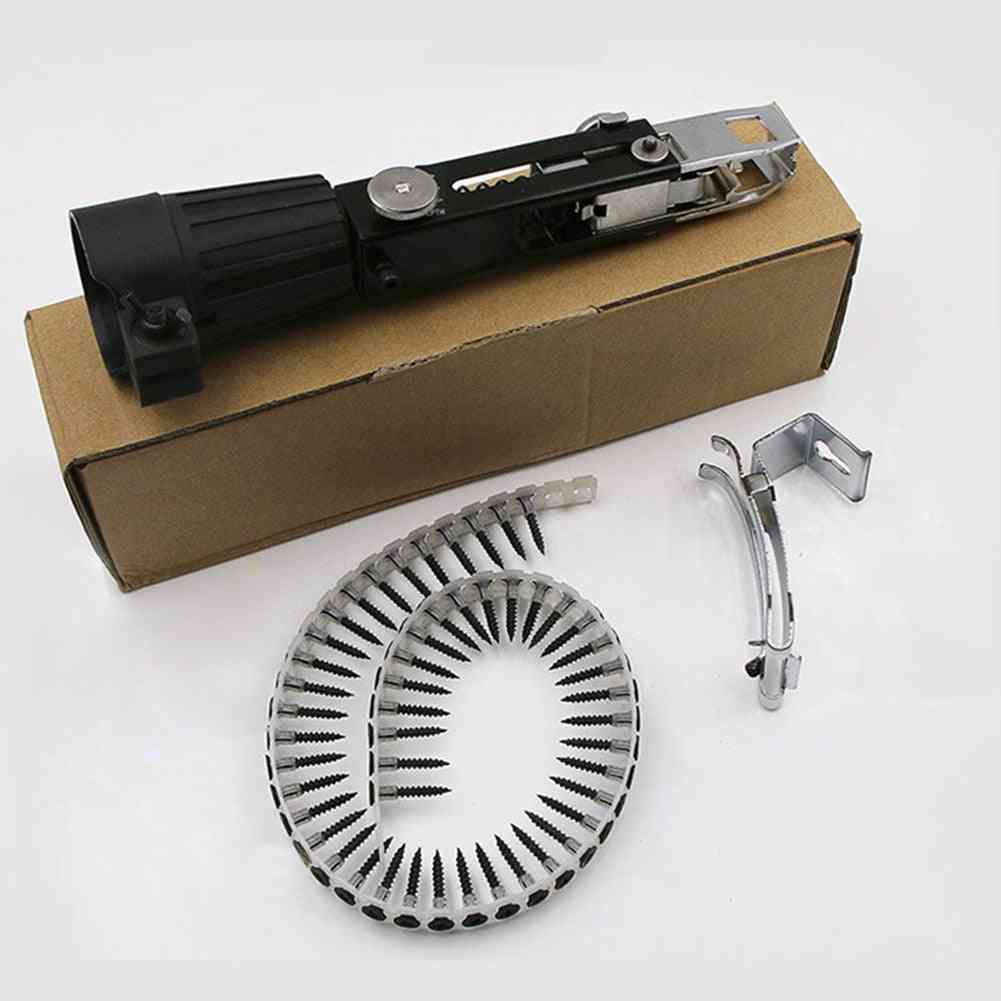 Automatic Electric Woodworking Tool With Screws Chain Nail Adapter