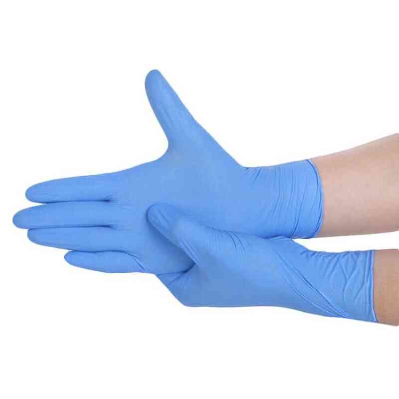 Jednorázové nitrilové pracovní rukavice
