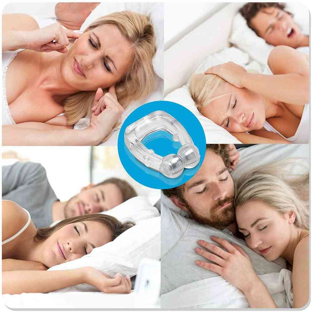 Silicone Magnetic Anti Snore Stop Snoring Nose Clip