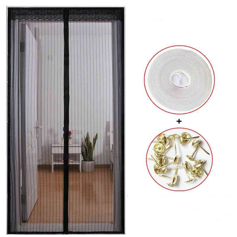 Upgrade Anti Mosquito Door Net With Magnet, Insect Fly Curtain Mesh, Hands-free Closing, Bug Screen