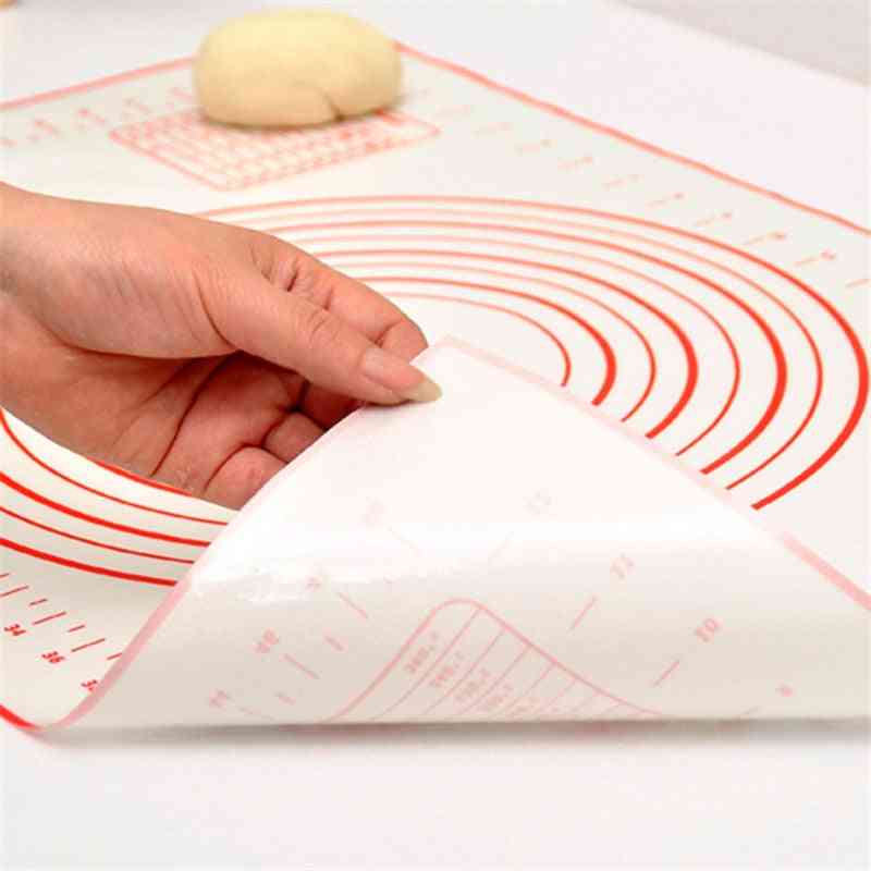 Non Stick Silicone Baking Mat, Multi-size With Scale, Rolling Dough Pad
