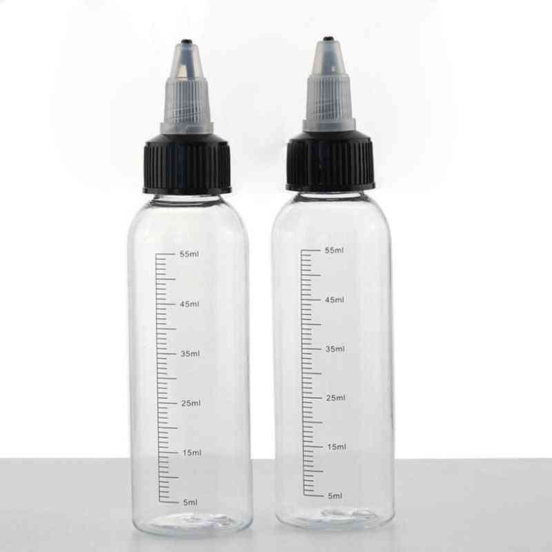 Plastik kæledyr e-juice væske-hætte tatovering pigment blæk, beholdere dråbeflasker