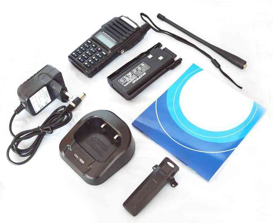 Portable Radio Walkie Talkie Baofeng Uv-82 Dual Ptt Button Two-way Radio