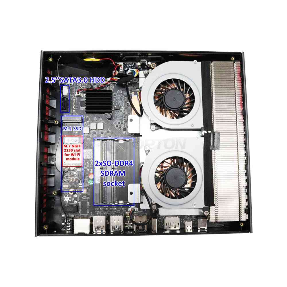 Intel gaming-core i9 8950hk, 4gb herný desktop, mini pc