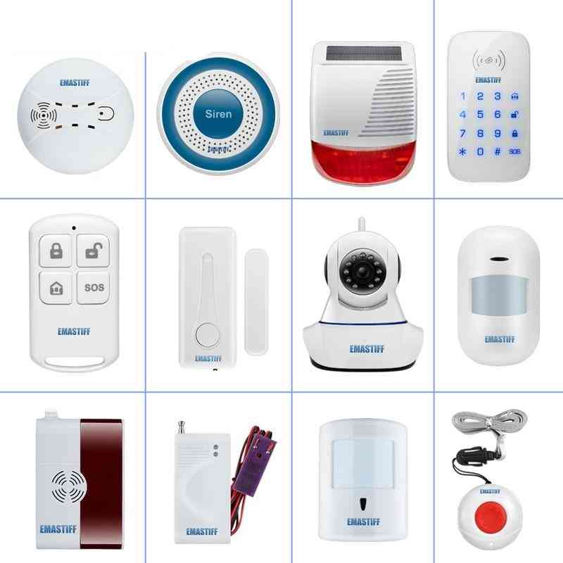 Diy Complete Door Pir Smoke Accessories For Wifi Home Security,  Wireless Video Ip Camera Monitor