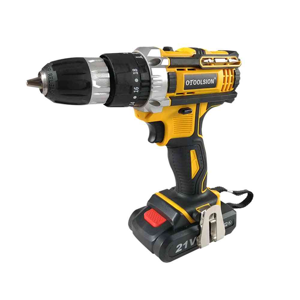 Torque Cordless, Drill Electrical Screwdriver, Wireless Electric Hand Tools