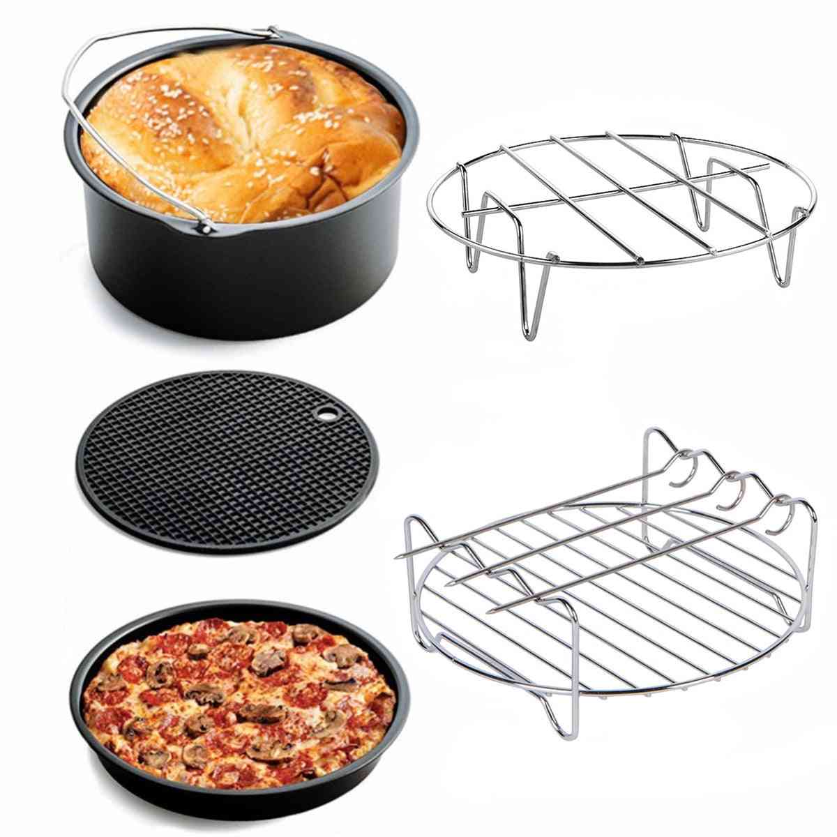 Cake Pizza, Cage Steaming, Frame Grill Insulation Pad, Air Fryer Accessories