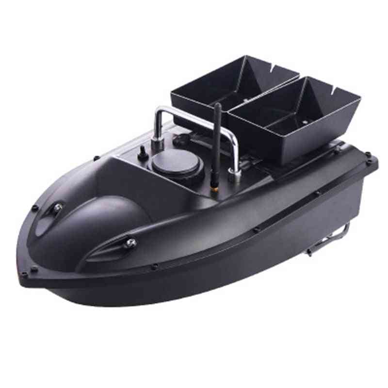 Rc Fishing Boat, Double Hopper, Dual Night Light, Fixed Speed, Cruise Automatic Feed Remote Contorl