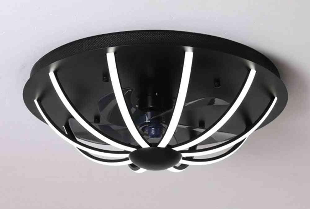 Nordic ventilatorska svetilka domača dnevna soba stropna ventilatorska luč