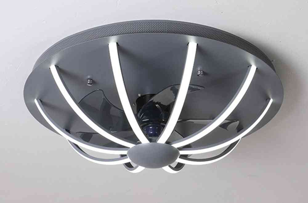 Nordic ventilatorska svetilka domača dnevna soba stropna ventilatorska luč