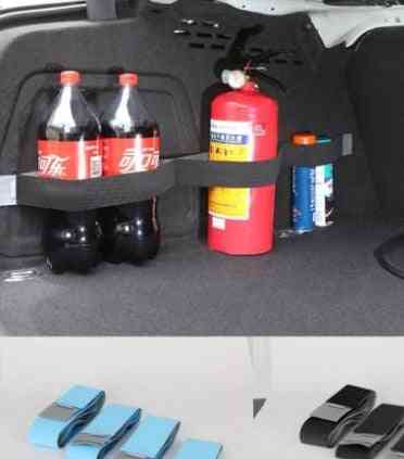 úložné zařízení kufru automobilu různé druhy suchého zipu, pevné vázací pásky na suchý zip