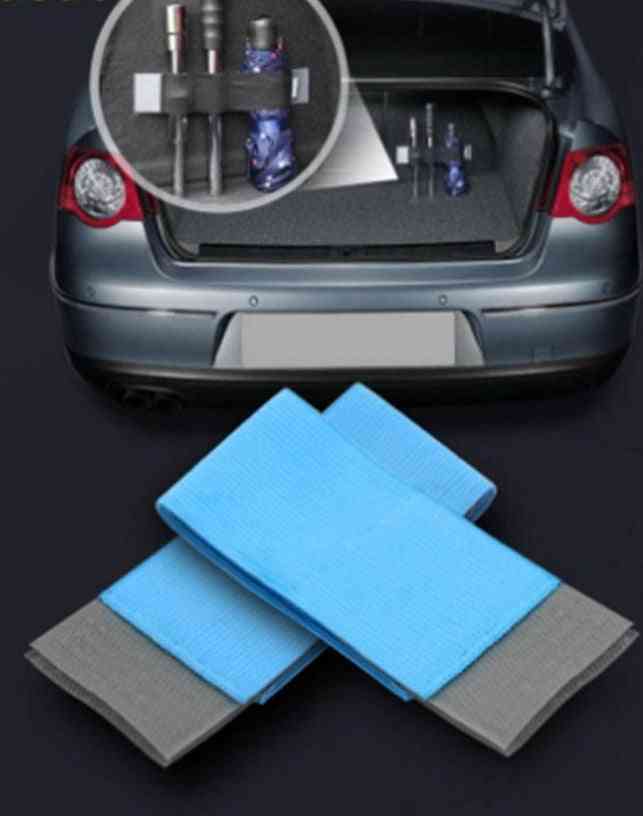 úložné zařízení kufru automobilu různé druhy suchého zipu, pevné vázací pásky na suchý zip