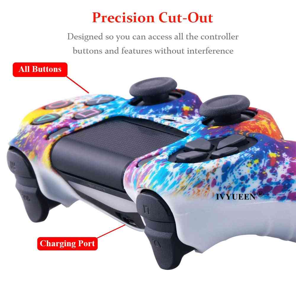 Ps4 Ds4 Slim Pro Controller Silicone Camo Case Only
