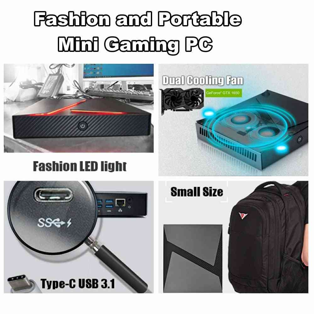 Mini gaming pc computer intel i9 9880h gamer computer