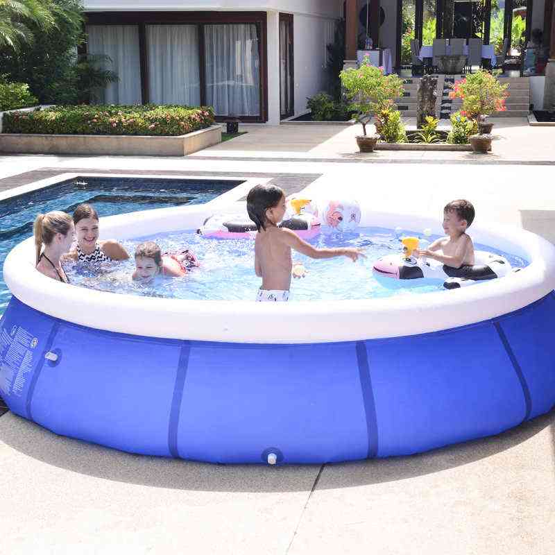 Inflatable Outdoor- Family Thickening, Circle Round, Large Pool