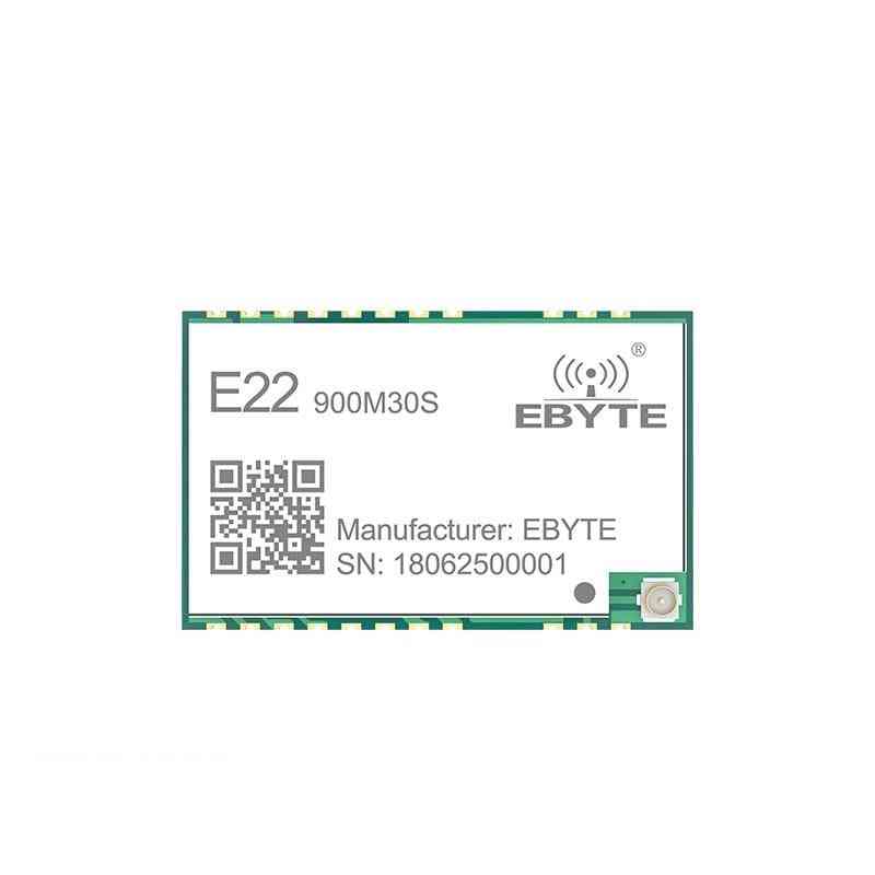 E22-900m30s sx1262 915mhz module lora 30dbm smd pa lna ipex émetteur et récepteur de trou de timbre