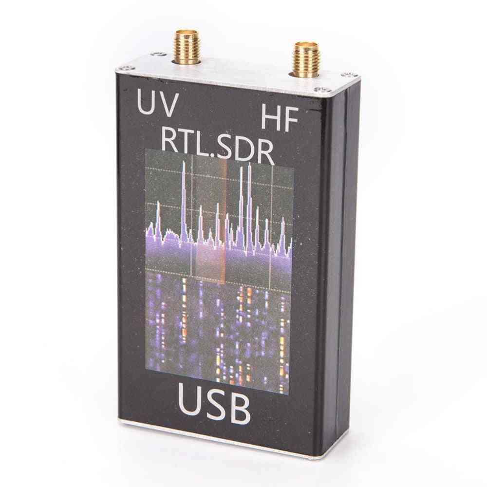 100khz-1.7ghz pleine bande uv hf rtl-sdr récepteur tuner radio usb dongle usb avec rtl2832u r820t2