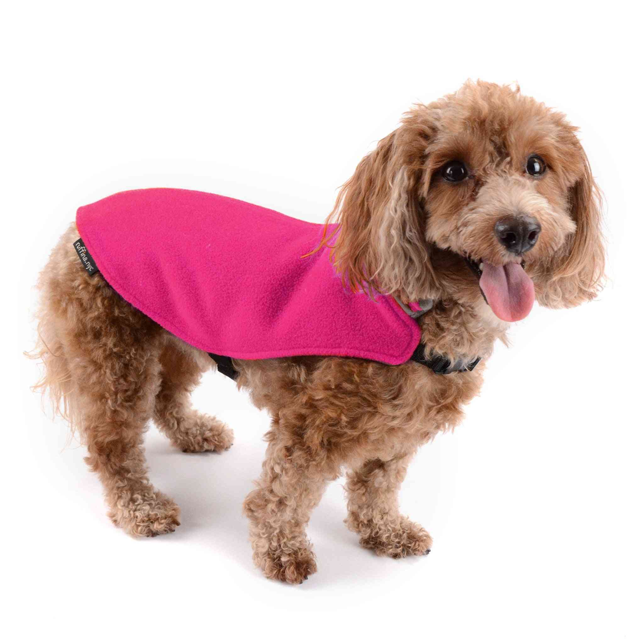 Obojlícny rubínový kabát - ružový