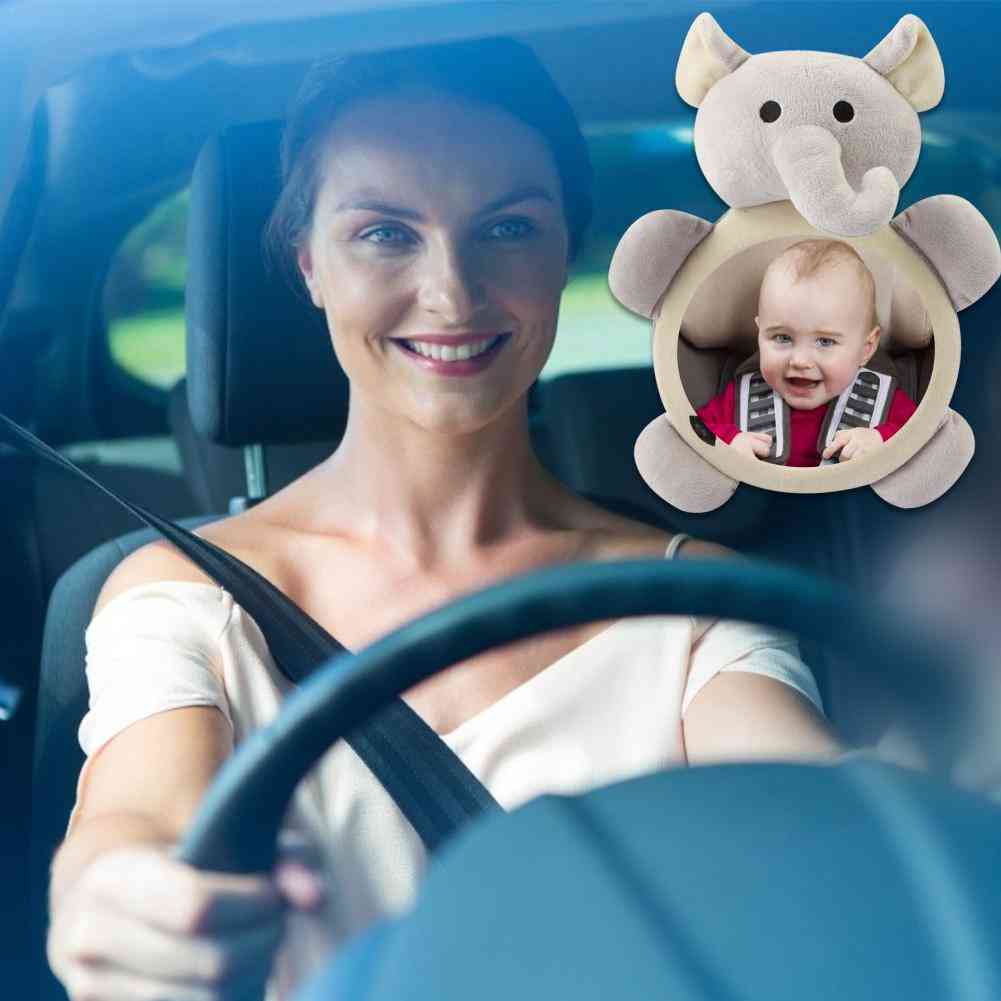 Adjustable Safety Car Rearview Mirror For Baby Facing Monitor