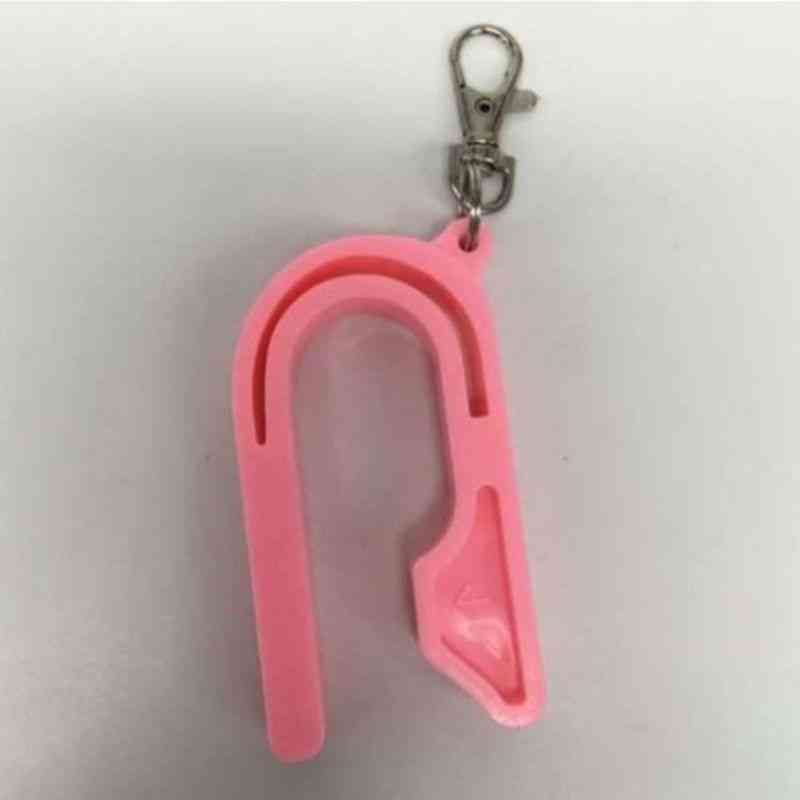 1-2pcs/set Safety Belt Unbuckler Keychain Tool