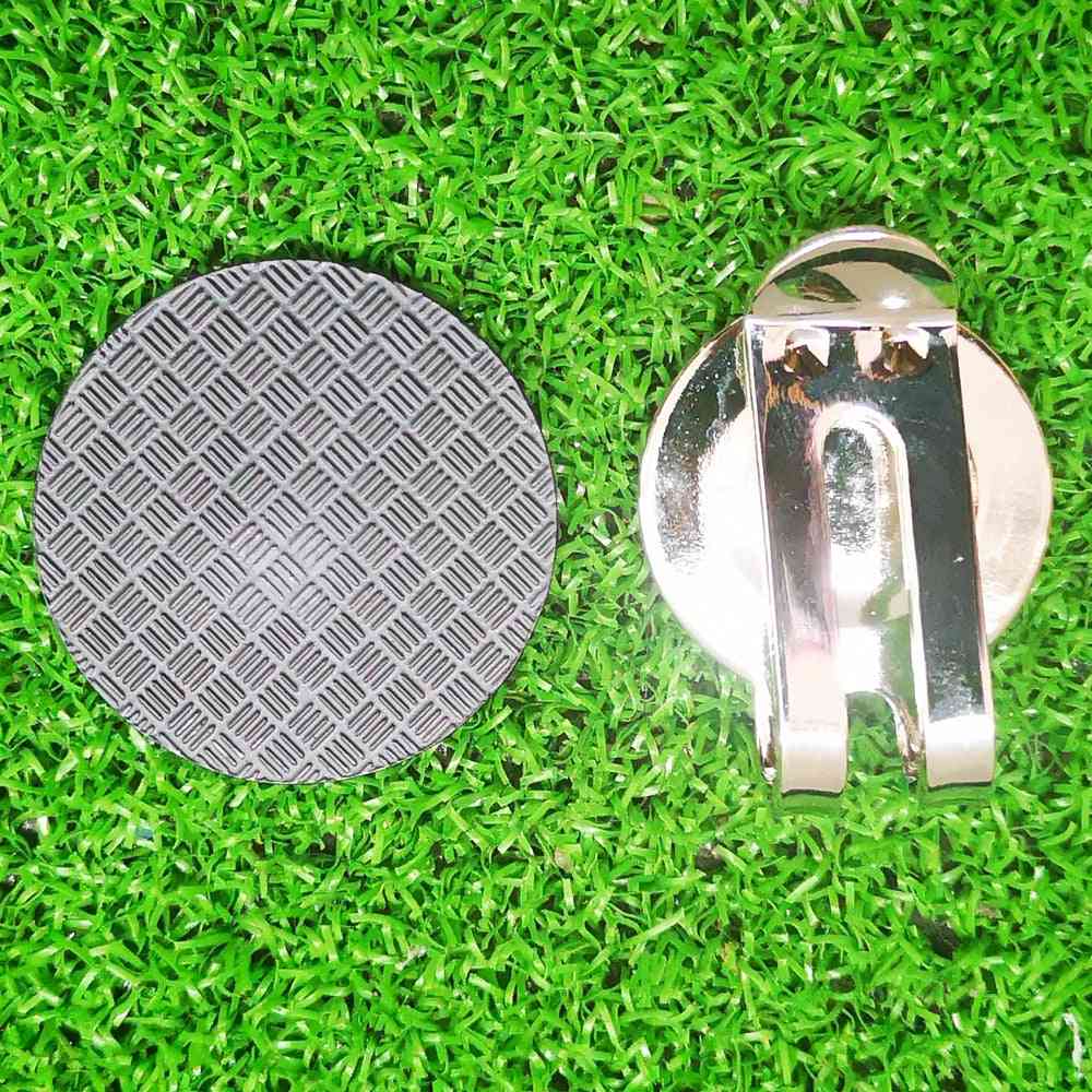 Golf Ball Marker With Magnetic Hat Clip