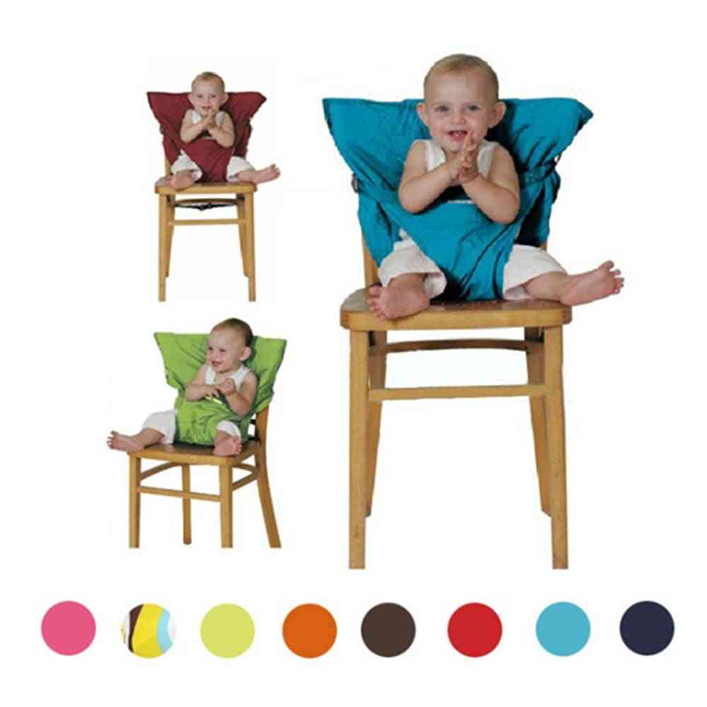 Bærbar-reise mating, høy stol sikkerhetsbelter for baby