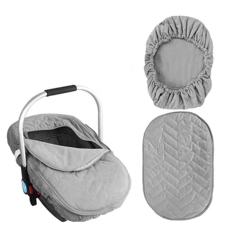Baby Basket Car Seat Covers Winter Thicken Velvet Cocoon Basket