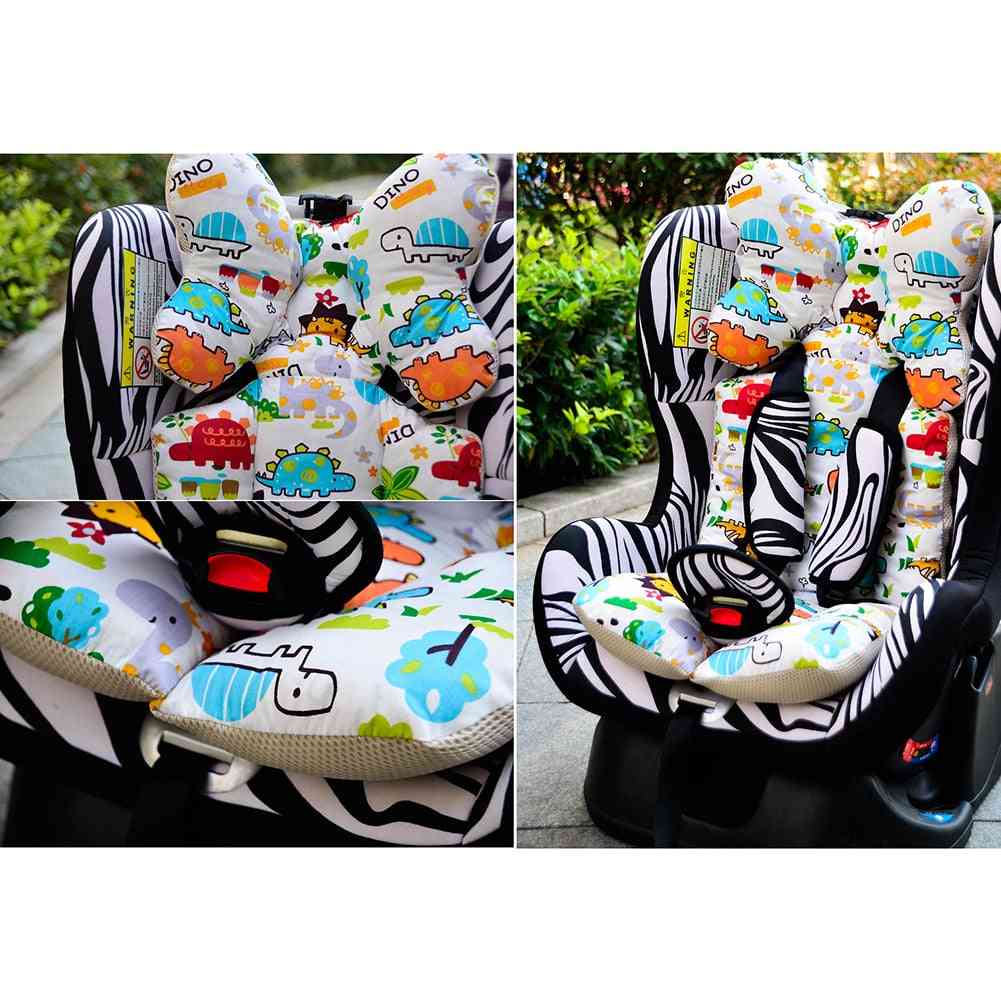 Baby Printed Stroller Seat Warm Cushion Pad