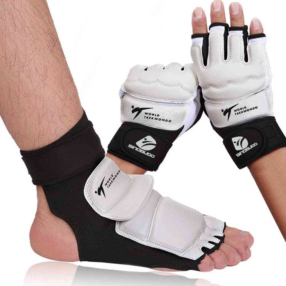Ankle Support Taekwondo Foot Protector & Adult Child Protect Gloves