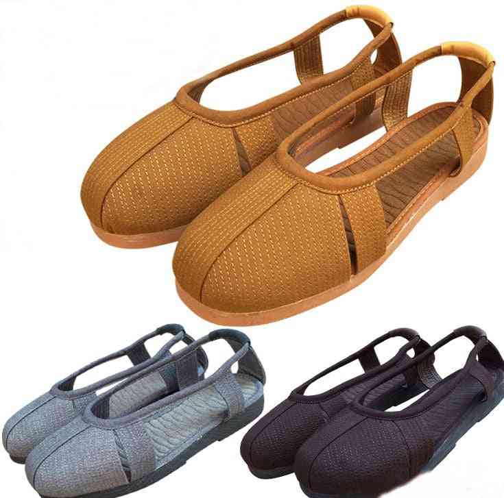 Summer Shaolin Monk Kung Fu Shoes, Buddhist Lay Meditation Sandals