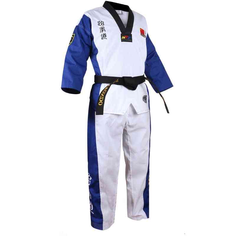 Taekwondo Suits Embroidery Uniforms
