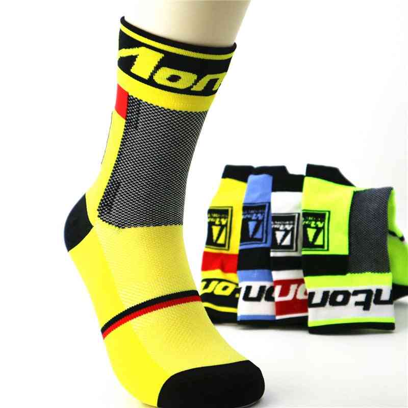 Men Outdoor Sport Cycling Socks, Breathable Basketball Running Bicycle-socks