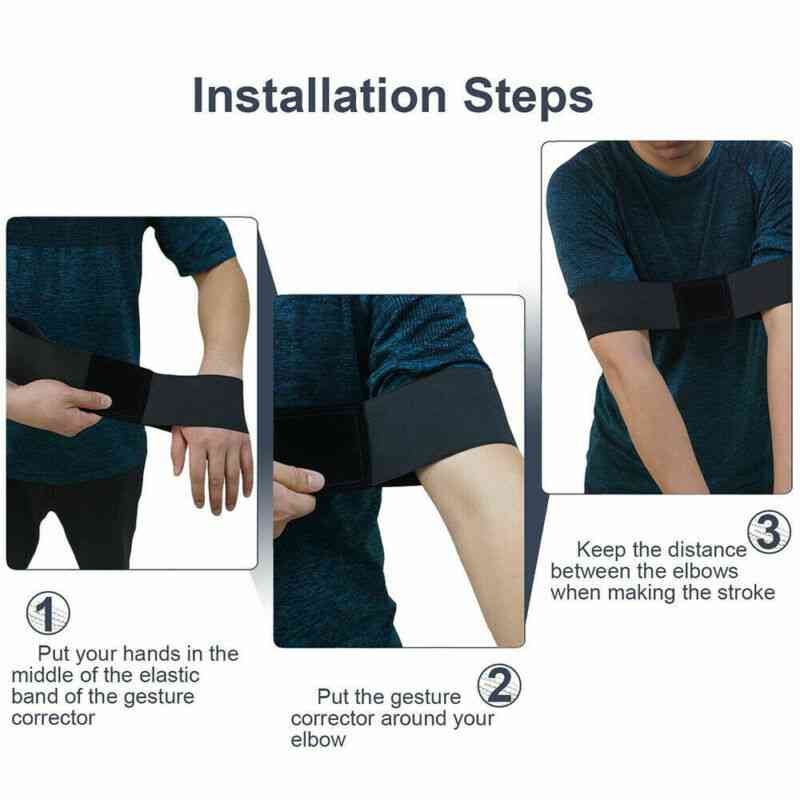 1pc Golf Training Aid Arm Posture Motion Practice Belt